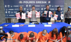 Jaringan Narkoba Gresik Terbongkar, 5 Tersangka Dibekuk