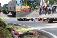 Transportasi Mandek - Akses transportasi dan mobilitas di Banyuwangi dalam beberapa waktu ini akan terhenti akibat jalur gumitir ditutup, jalur Situbondo Banyuwangi alami macet dan event internsional Tour de Banyuwangi Ijen berjalan (Foyo : istimewa/Jatim.co)  