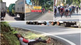Transportasi Mandek - Akses transportasi dan mobilitas di Banyuwangi dalam beberapa waktu ini akan terhenti akibat jalur gumitir ditutup, jalur Situbondo Banyuwangi alami macet dan event internsional Tour de Banyuwangi Ijen berjalan (Foyo : istimewa/Jatim.co)  