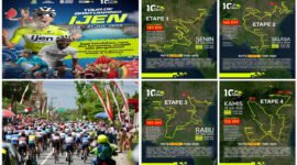 Sport Tourism - Event Internasional Tour de Banyuwangi Ijen ajang kompetisi balap sepeda tingkat internasional dengan rute yang dilalui melalui spot-spot wisata di Banyuwangi (Foto: Istimewa/Jatim.co) 