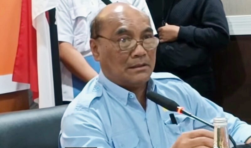 Pers Rilis Investigasi - Ketua KNKT, Soerjanto Tjahjono menyampaikan hasil investigasi, karamnya KMP Tunu Pratama Jaya karena melebihi batas kemampuan angkutnya (overload) (Foto : Istimewa/Jatim.co)