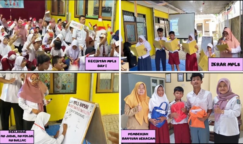 Rangkaian MPLS - Berbagai kegiatan mengiringi Masa Pengenalan Lingkungan Sekolah (MPLS) SLB Negeri Tamanagung yang dlaksanakan selama 6 hari (Foto : Pipit Suparlin/Jatim.co)
