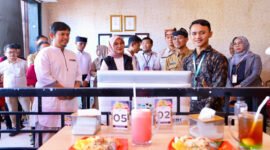 Kuliner Berhadiah - Bupati Banyuwangi Ipuk Fiestiandani meresmikan peluncuran program Sipundiwangi (Istimewa/Jatim.co) 