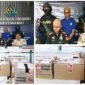 Rilis Tangkapan Rokok Ilegal - Kantor Bea Cukai dan Kejaksaan Negeri Kabupaten Banyuwangi gelar hasil tangkapan dan pelaku peredaran rokok ilegal atau tanpa pita cukai yang berpotensi merugikan pendapatan negara (Foto : Istimewa/Jatim.co) 