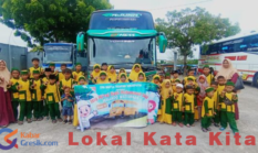 TPA Baitul Hidayah Sekarputih Balongpanggang Gelar Wisata Bersama