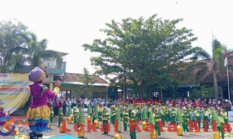 Drum Band TK ABA 28 Karangsemanding Meriahkan Milad SD Muda Karisma