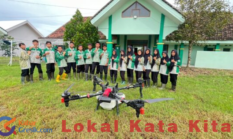 Melek Teknologi Modern, SMK Muhammadiyah 5 Gresik Manfaatkan Drone untuk Pemberian Nutrisi Tanaman