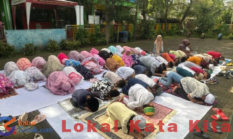TK ABA 41 Menganti Gelar Simulasi Salat Idulfitri