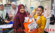 Hujan Deras, Lokasi Pembagian Kado Ramadan SD Muhammadiyah 1 Driyorejo Dipindah