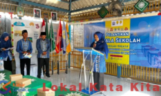 Kepala SDM 1 Menganti Sampaikan Pidato Perdana