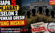 Ini 5 Pejabat Eselon 2 Pemkab Gresik dengan Harta Terendah