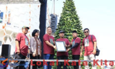 Tumpeng Nasi Krawu KWGe Masuk Rekor Dunia MURI